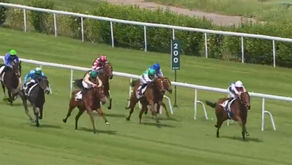 Kosuma on her way to winning the Prix Pirette at Saint-Cloud.