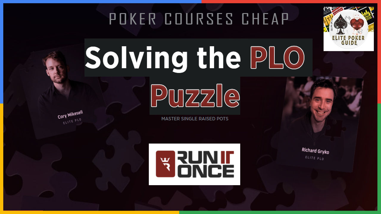 RUNITONCE SOLVING THE PLO PUZZLE