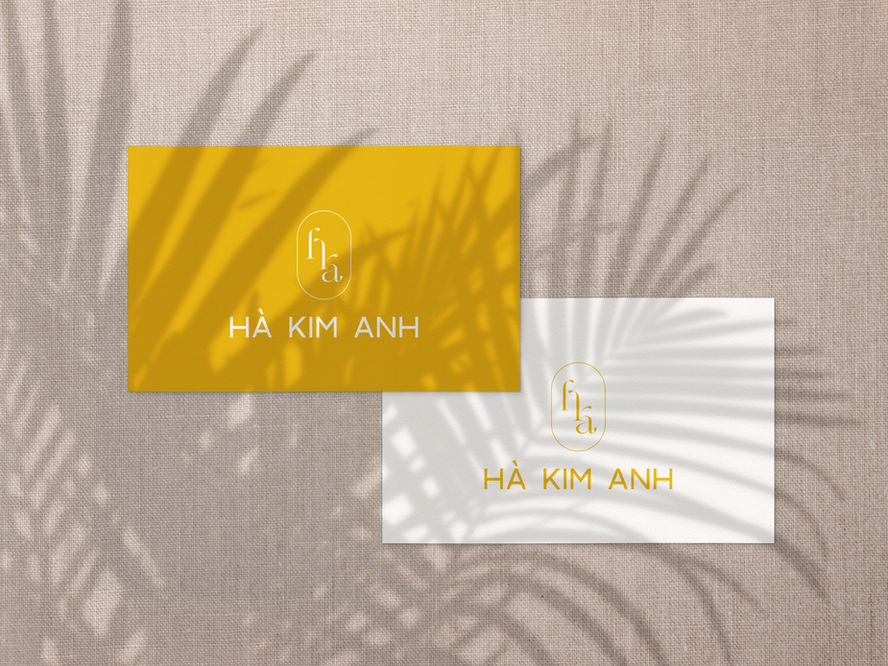 Ha Kim Anh Business Card Mockup