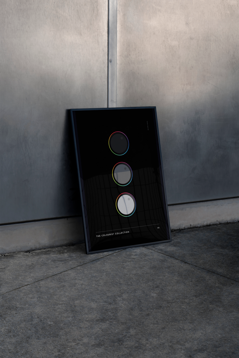 Poster Design on Black Background