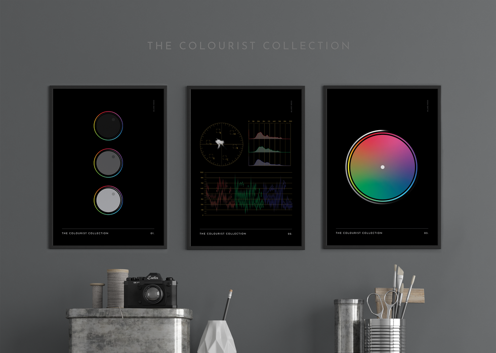 The Colourist Collection Set Poster Designs