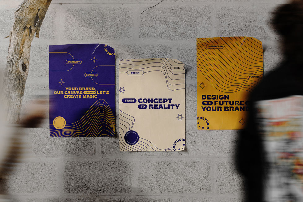 Rebranding Project Poster Design Mockup