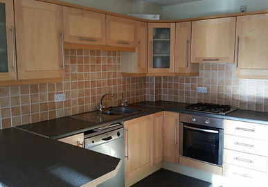 before kitchen respray