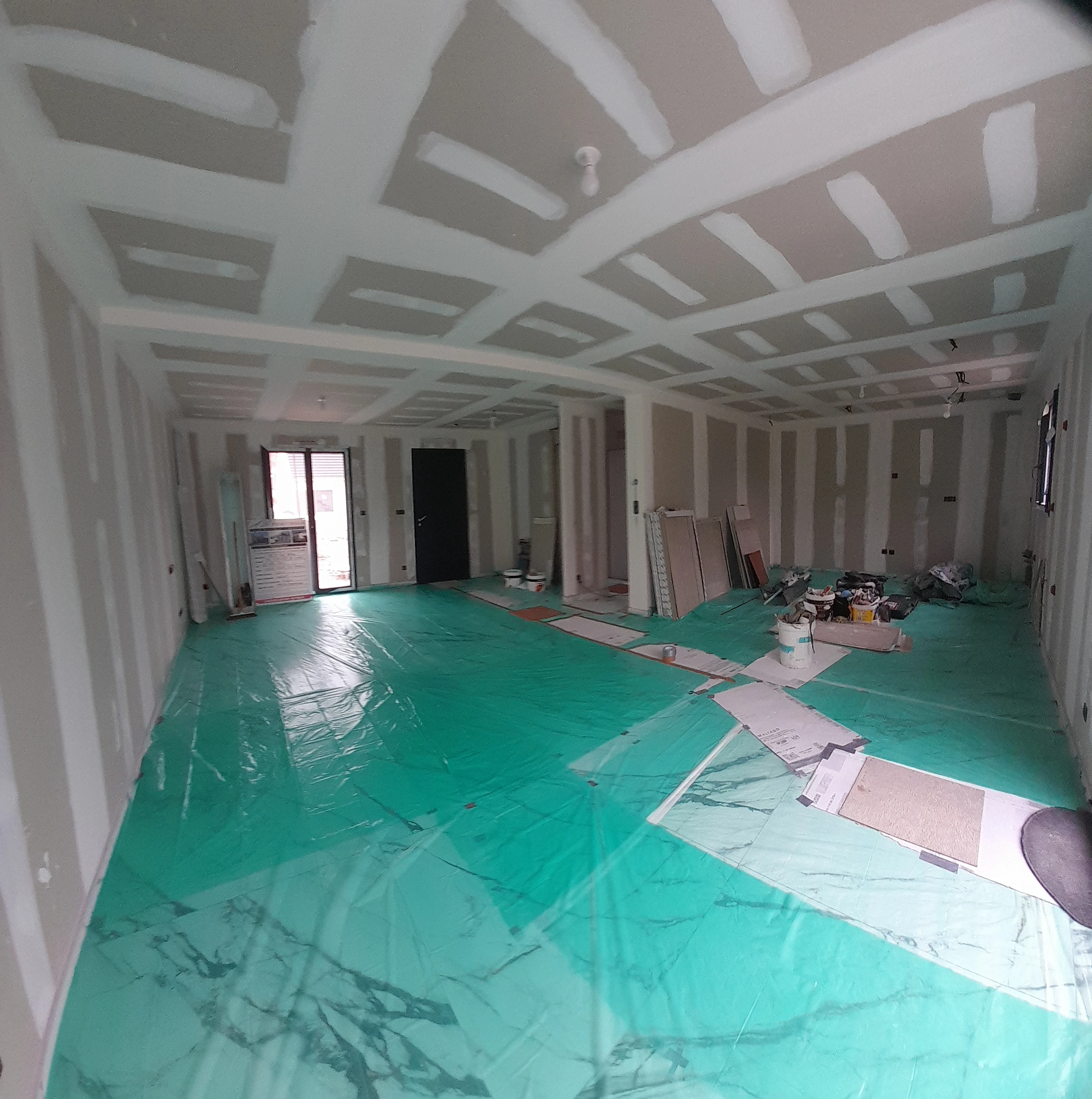 Revêtements enduit peinture maisons neuves