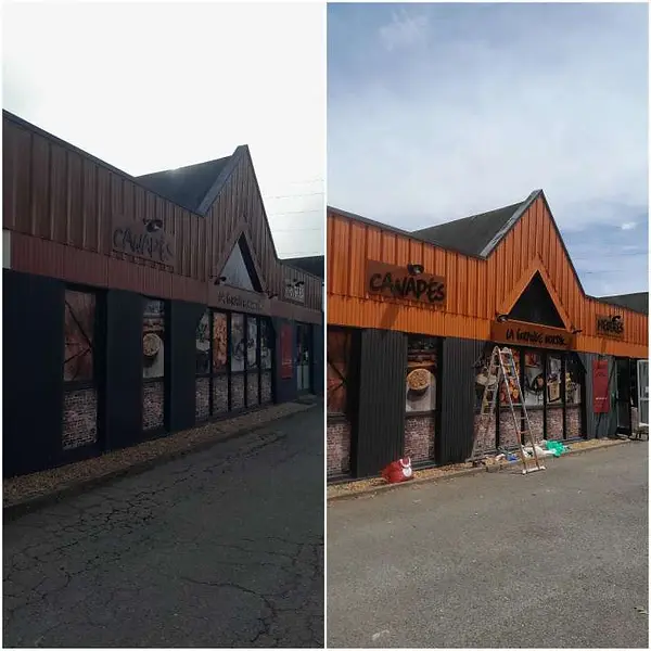 Rénovation en peinture thermo isolante, régulant les températures en été et en hiver, chantier effectué à Barjouvilles 28