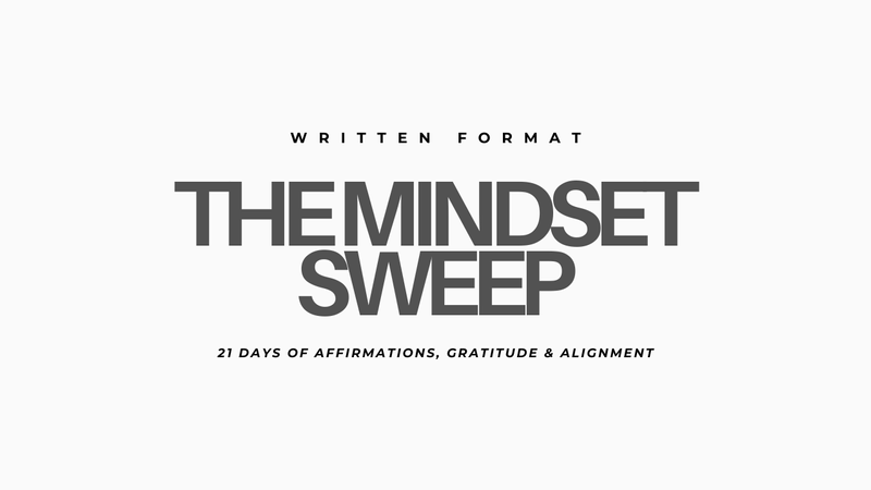 Mindset Sweep Challenge