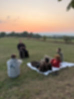 Br. Ryan sharing his vocation story with Cap Corps.