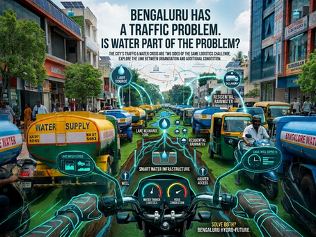 Traffic in Bengaluru a Water Problem