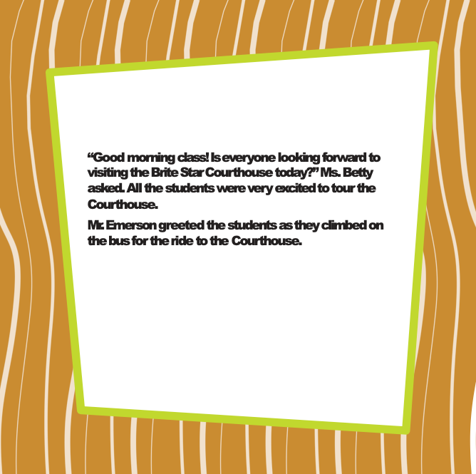 Thumbnail: Brite Star Courts "A Trip to the Courthouse"