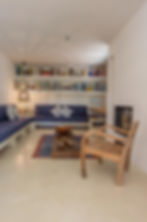 Béton ciré sur le sol d'une maison