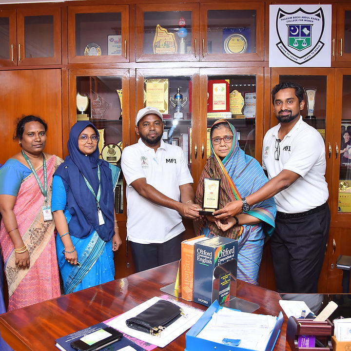 Thaseem Beevi Abdul Kadhar Women College field visit