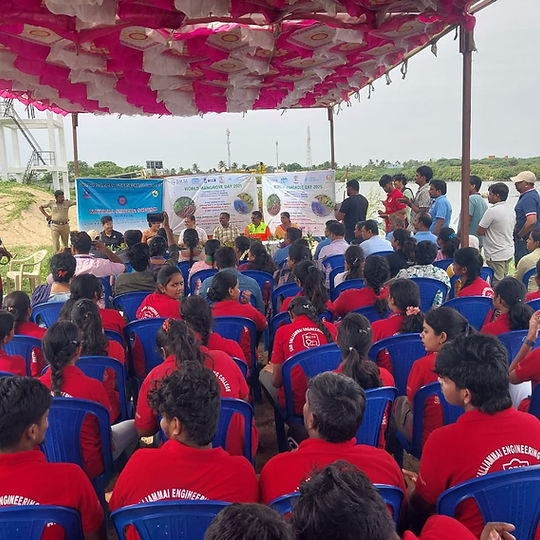 Mangrove Restoration with NCCR, SRM University & Nizhal &mdash; Kovalam, ECR