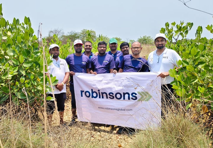 MFI team with Robinsons partnership banner