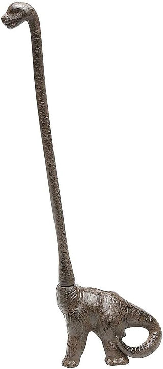 Long neck dinosaur toilet paper or paper towel holder