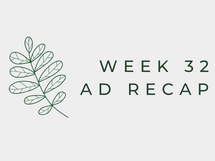 Week 32 2025 Floral Ad Recap