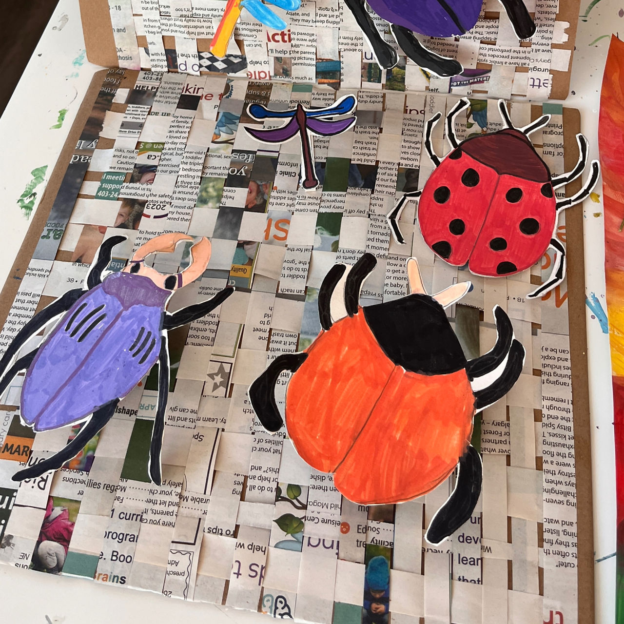 Beatles paper 3D art composition