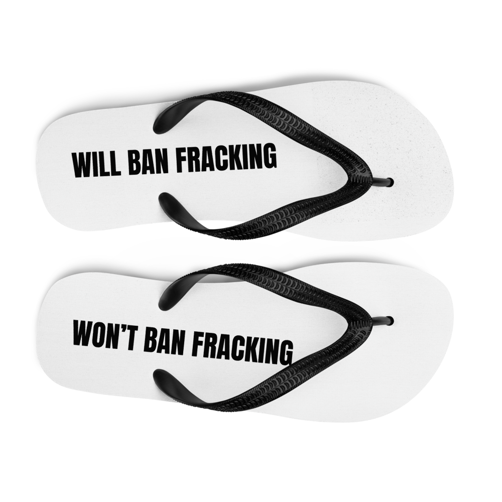 Fracking Flip Flops