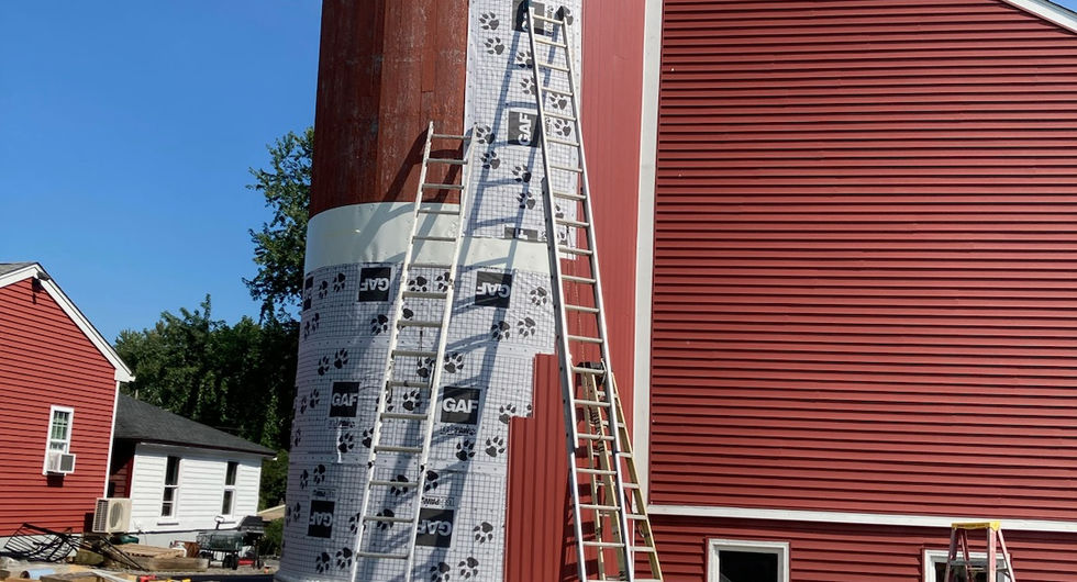 Top Line Construction at Work on Red Barn