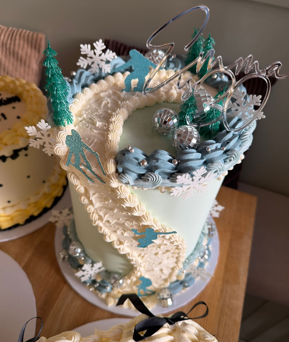 Thumbnail: Ski Slope Cake