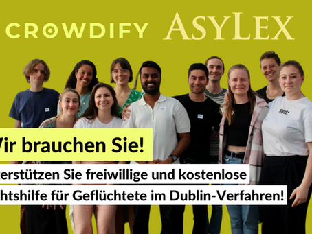 Crowdfunding Dublin Rechtshilfe jetzt!