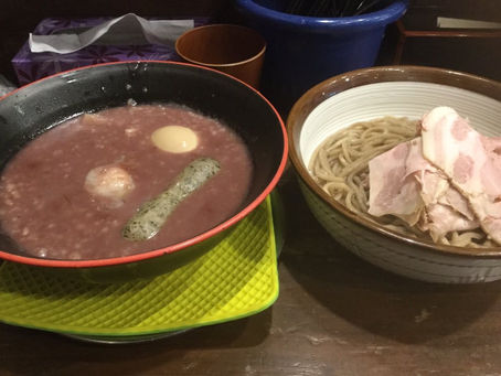 「あん肝とイカのドロドロつけ麺」