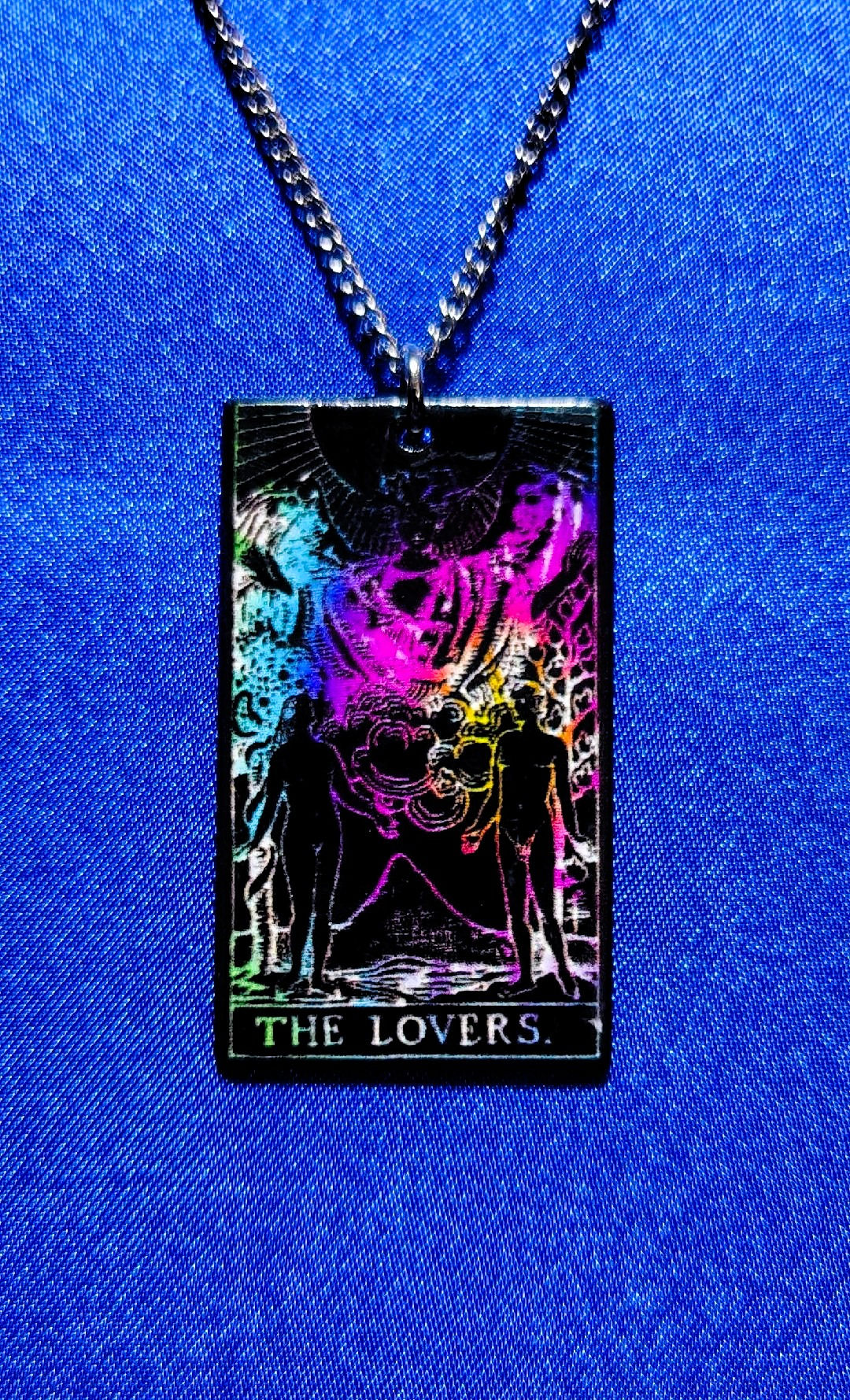 The Lovers — Union & Choice Tarot Necklace
