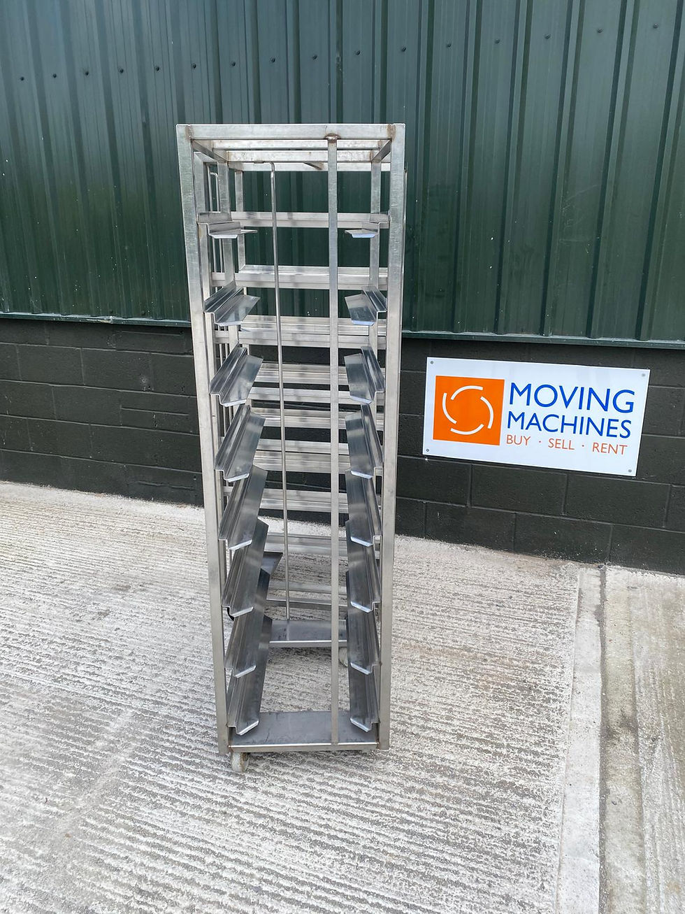 Thumbnail: 2 x 8-Runner Bakery Racks for 15'' x 26'' & 17'' x 26'' bakery trays