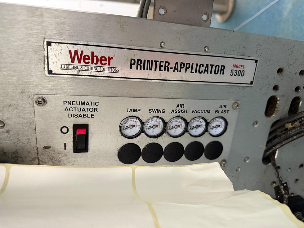 Thumbnail: Weber Model 5300 Series Twin-Tamp Label Printer and Applicator