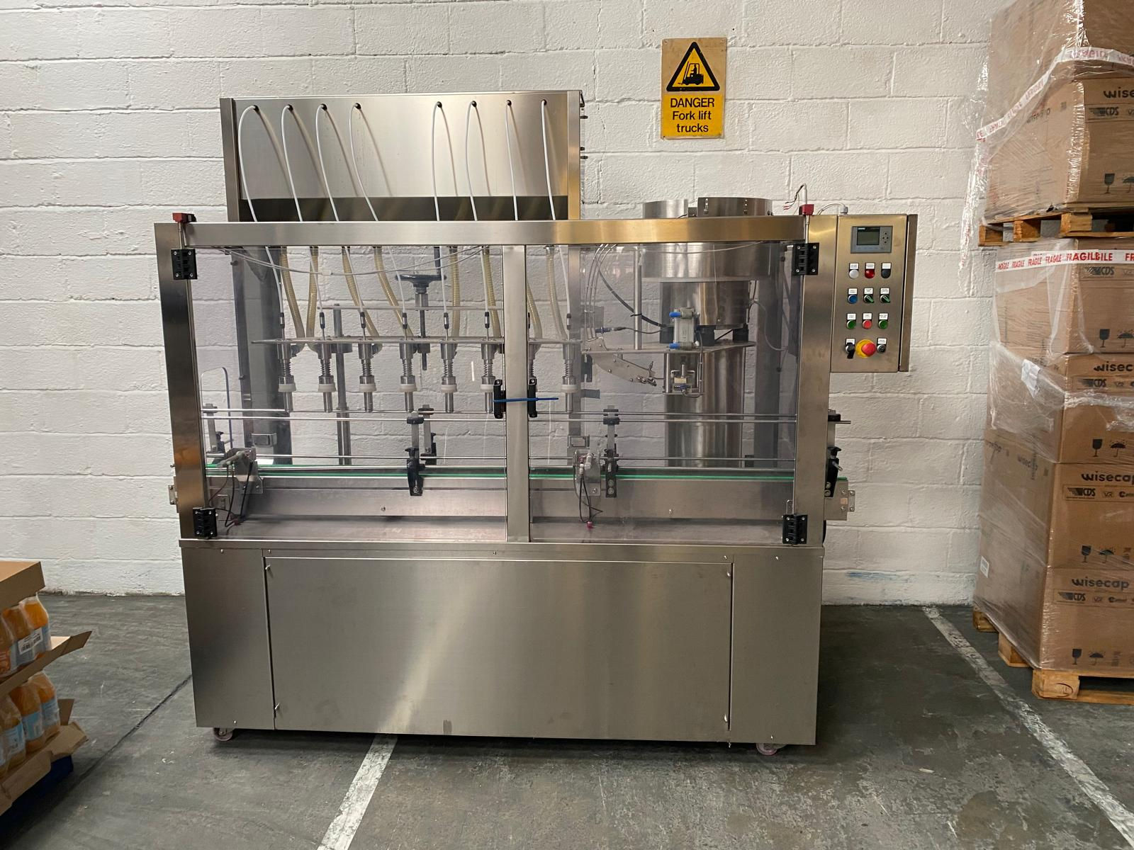 Canellitech Srl 8-1 Automatic Inline Filler / Capper for 5L Bottles