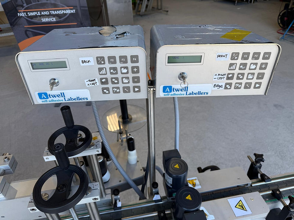Thumbnail: EME Series 2000 Twin-Head Wrap-around Label Applicator