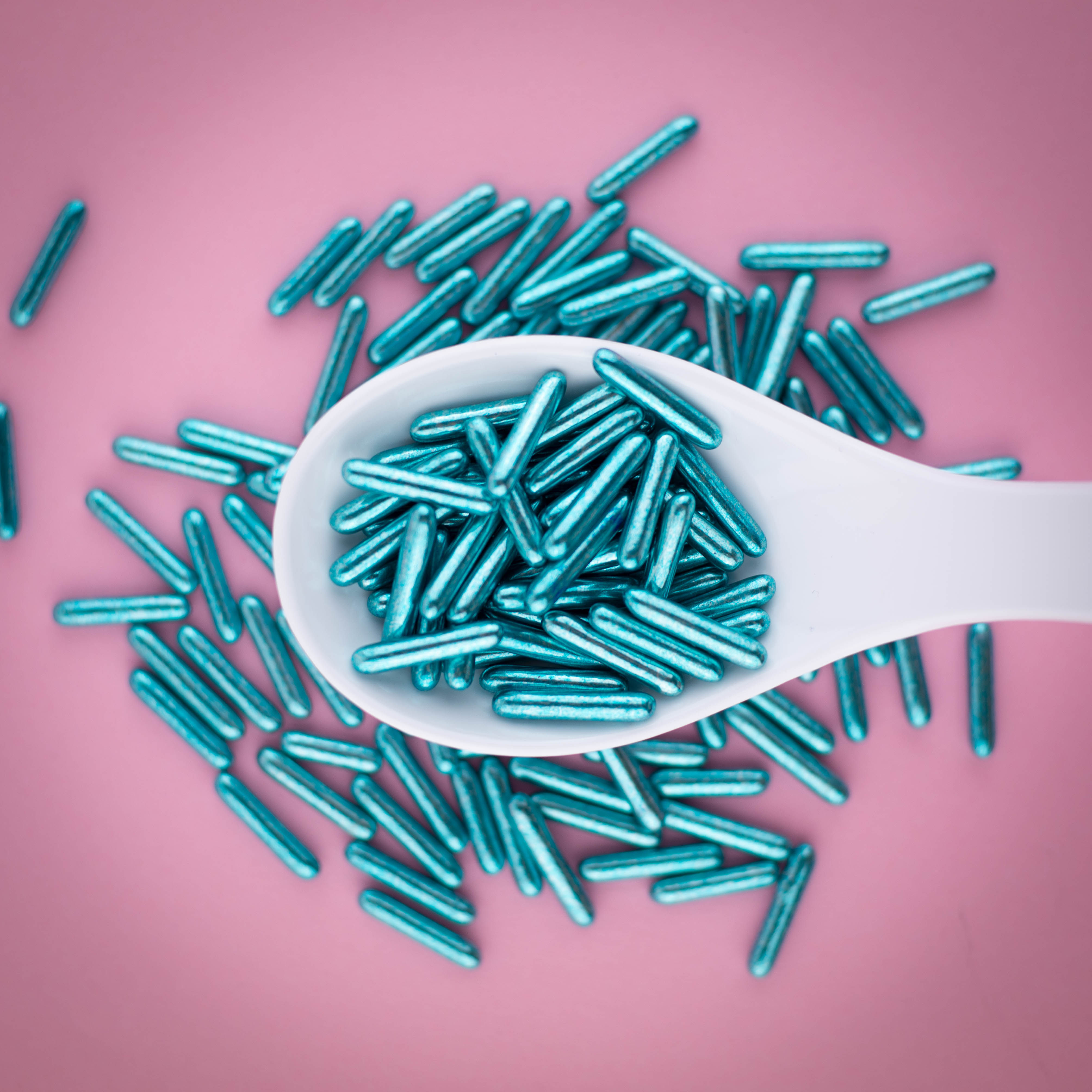 Verrückte Nudel - Metallic Blau