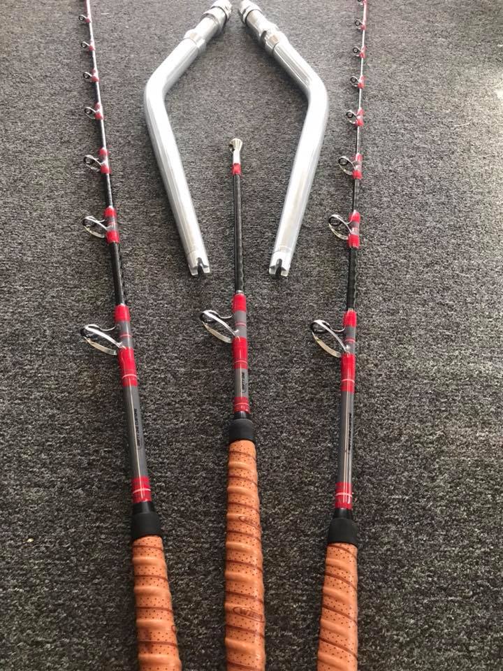 High Performance Custom Fishing Rod Sets RI Crafty One Customs LLC