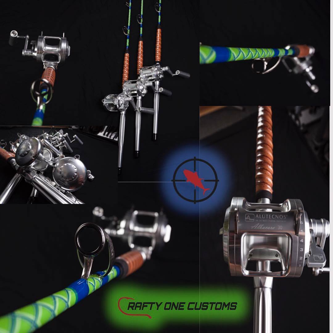 Custom Saltwater Fishing Rods for Sale RI Crafty One Customs LLC