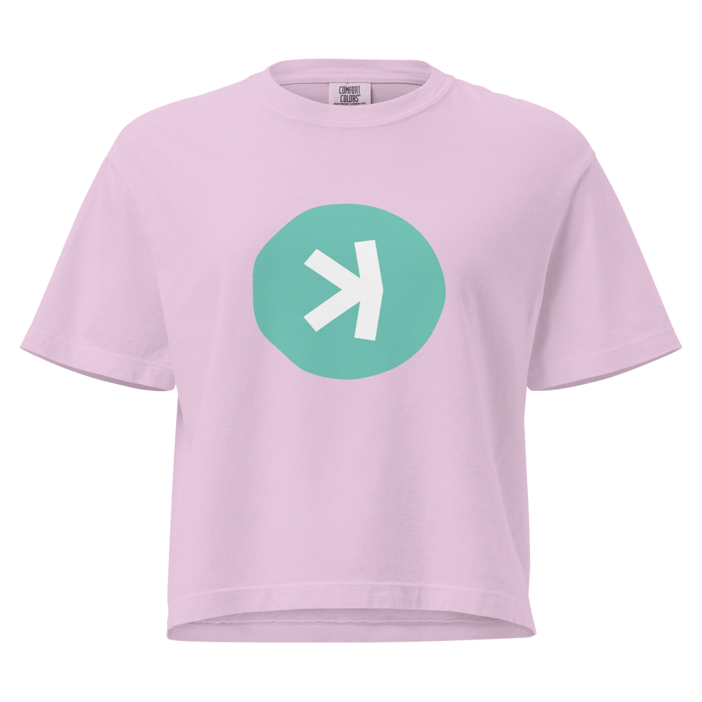 Kaspa Women’s heavyweight boxy tee 𐤊