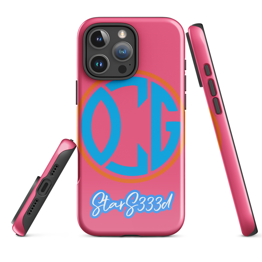 OCG Pink StarS333d iPhone case