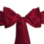 Burgundy Taffeta Sash