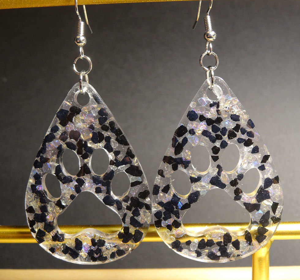 Boucles d'oreilles Patte de chat