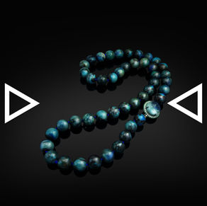 AUNL20 - 02903 chrysocolla and aquamarine with WD buckle necklace.jpg