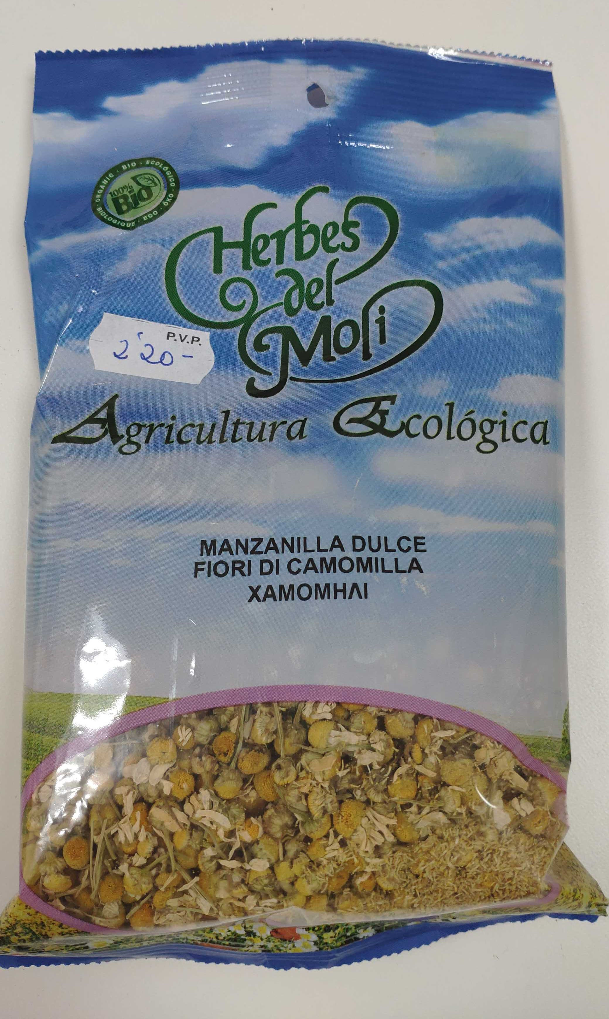 Herbes de moli manzanilla dulce fiori di camomilla