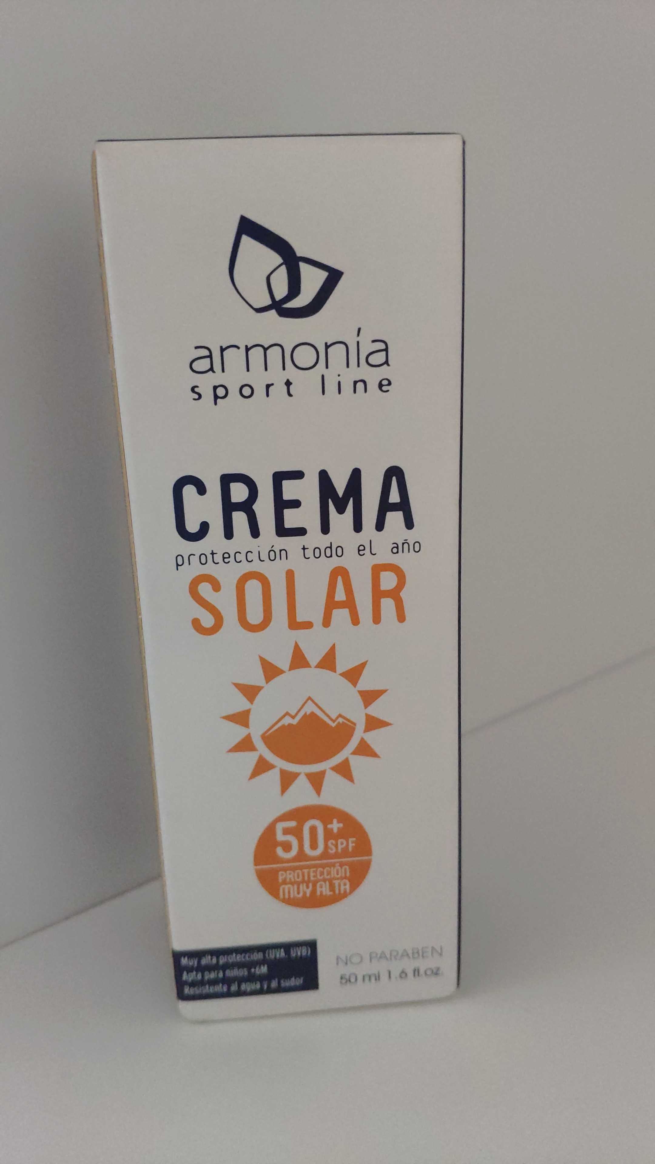 Crema solar 50+
