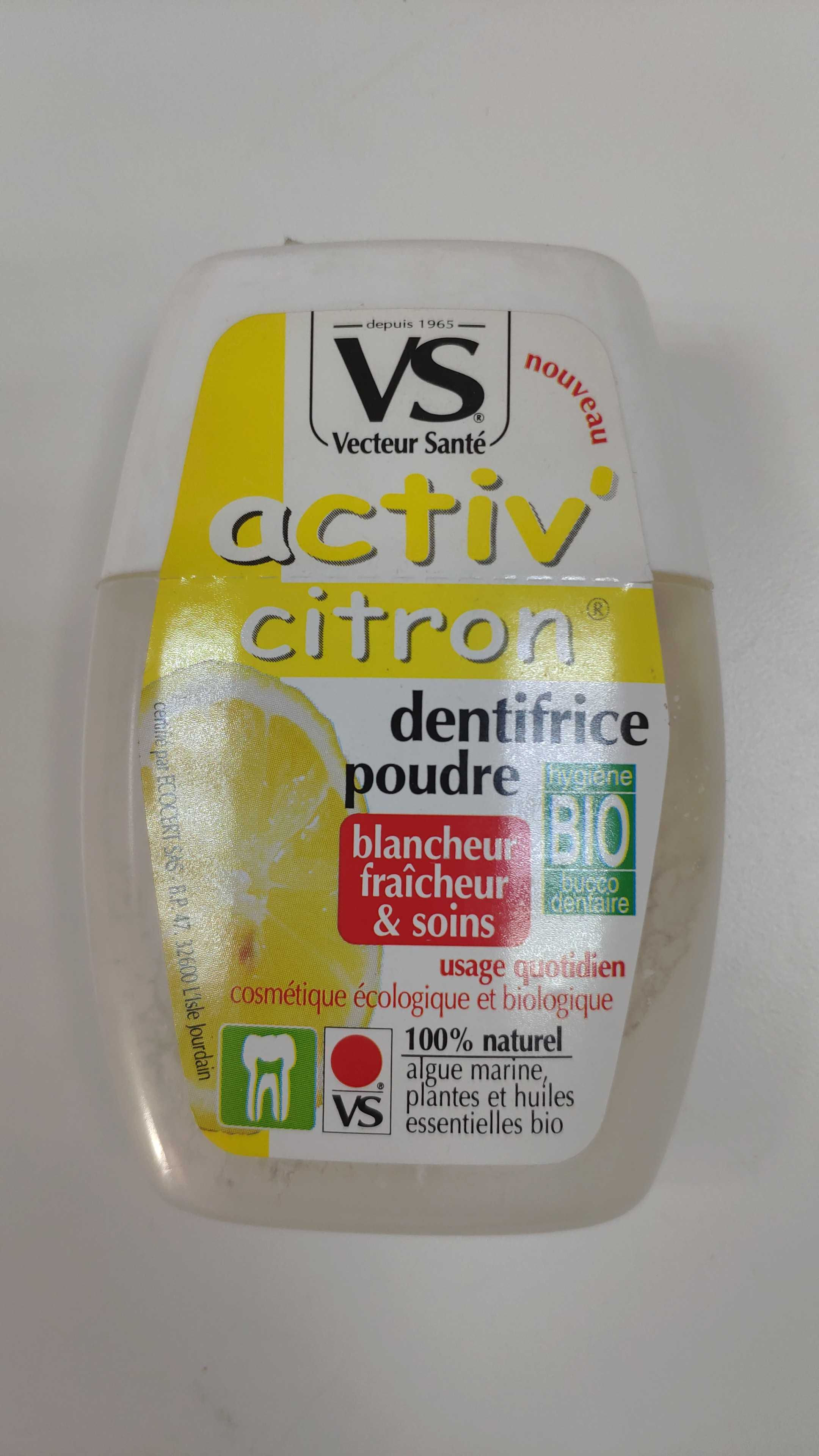 Pasta dentífrica de limón