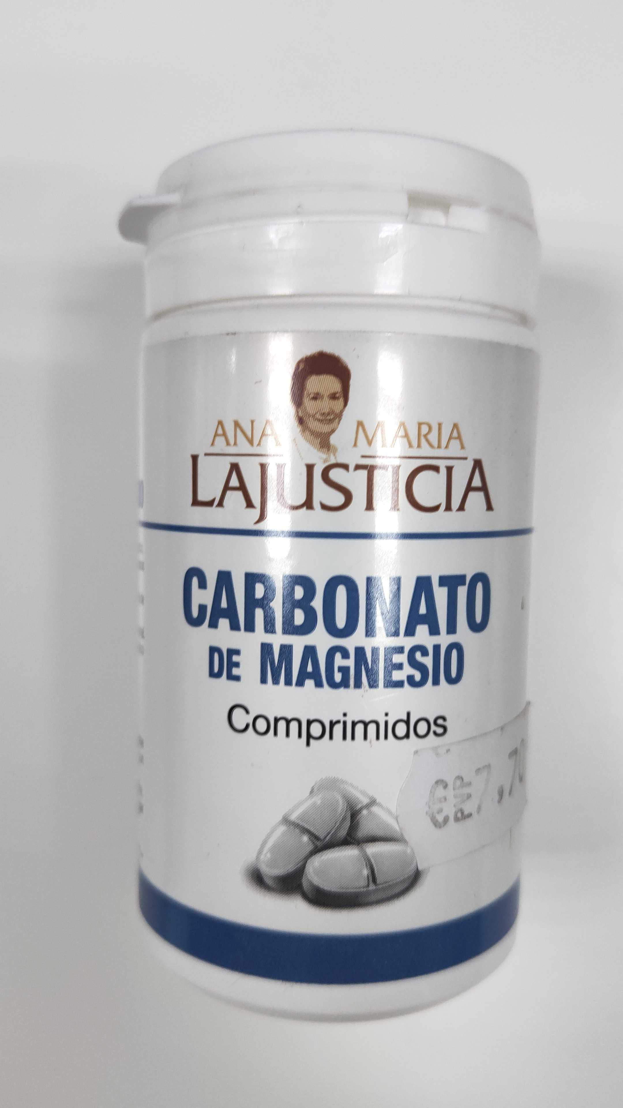 Carbonato de magnesio comprimidos