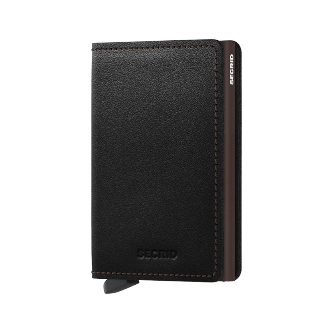 SlimWallet Black/Brown
