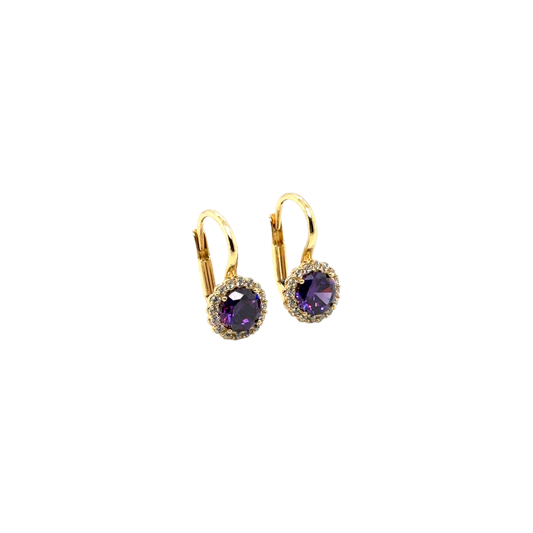 Cubic Zirconia & Amethyst