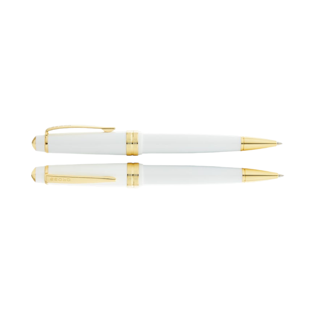 Cross Bailey Light Polished White/Gold - Rollerball