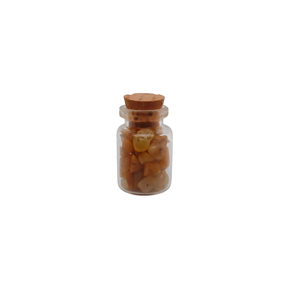 Thumbnail: Glass Bottle filled with Gemstones
