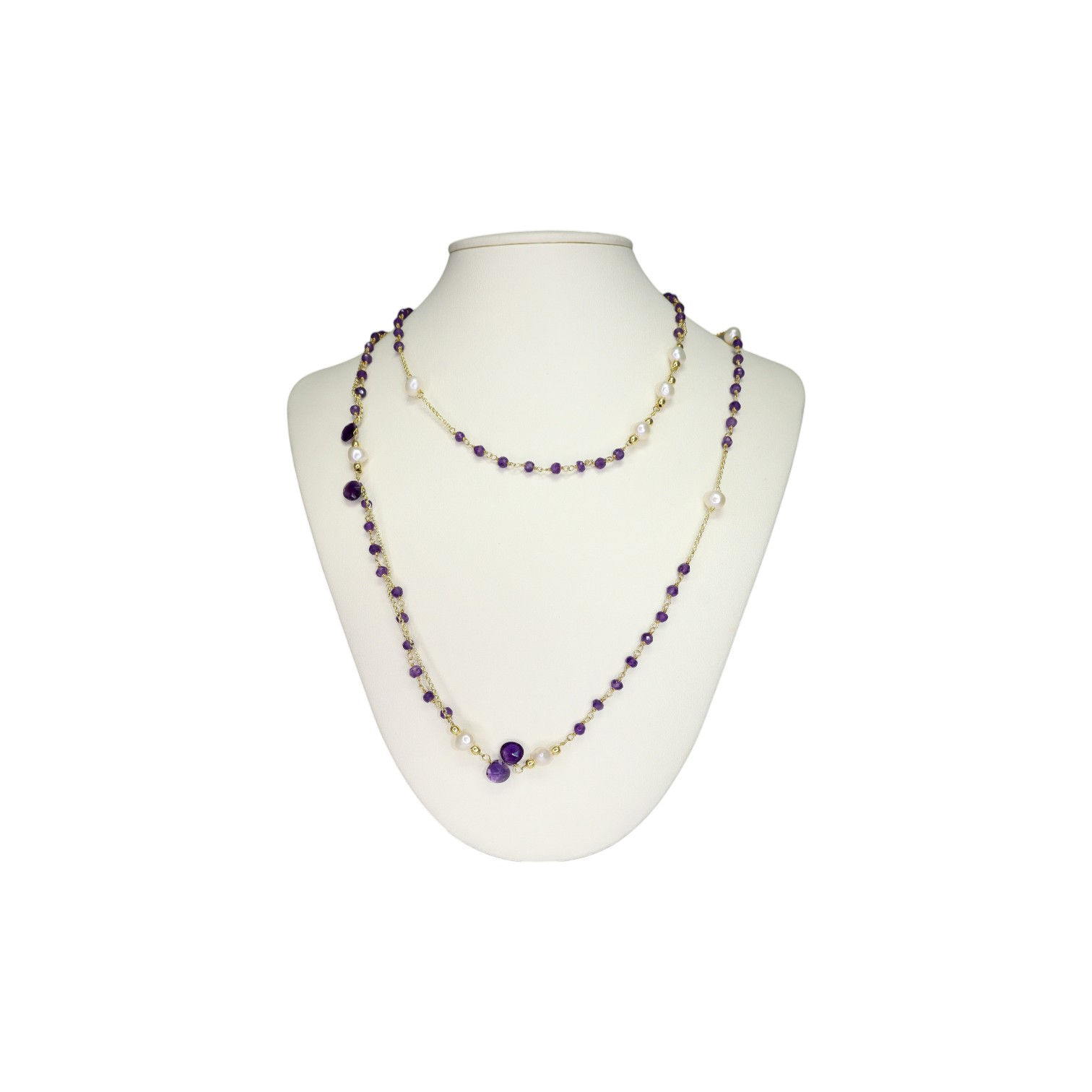 Amethyst & Freshwater Pearl