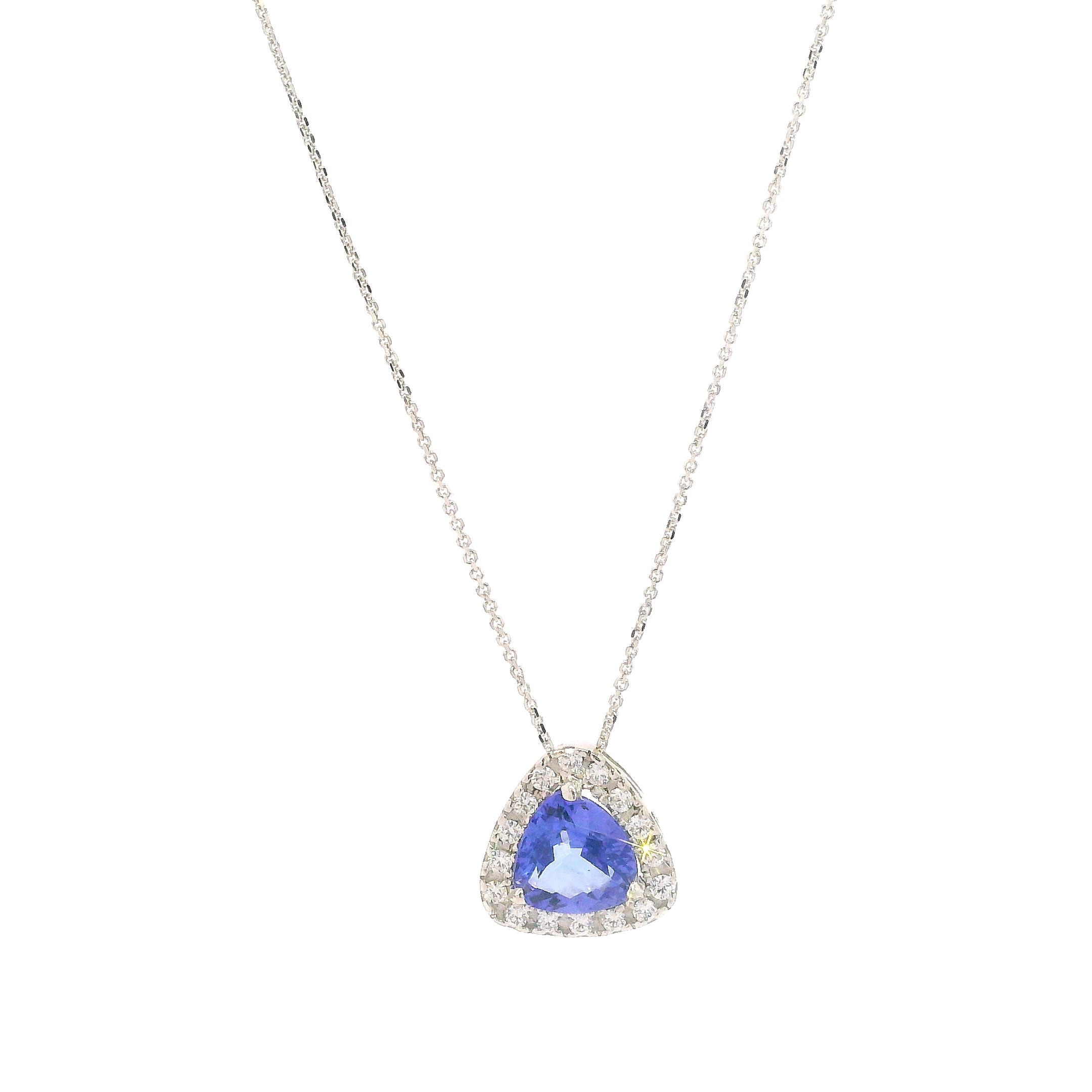 Tanzanite & Diamonds Pendant