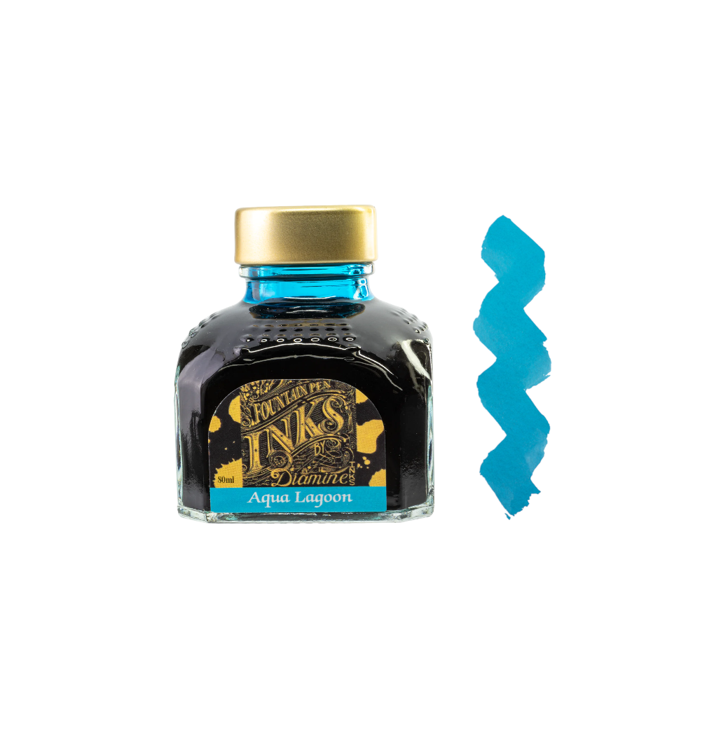 Diamine Ink: Aqua Lagoon 80ml.