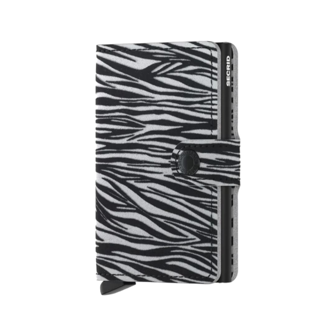 MiniWallet Zebra Light Grey